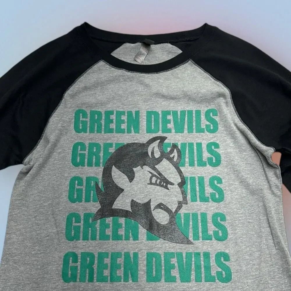 GREEN DEVILS Boys Large T-Shirt